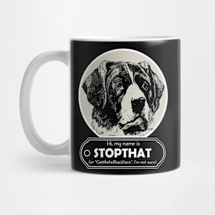 Hi My Name Is StopThat - Funny Hello my name is Mug